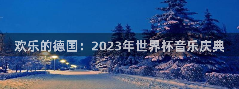 足球世界杯预选赛：欢乐的德国：2023年世界杯音乐庆典